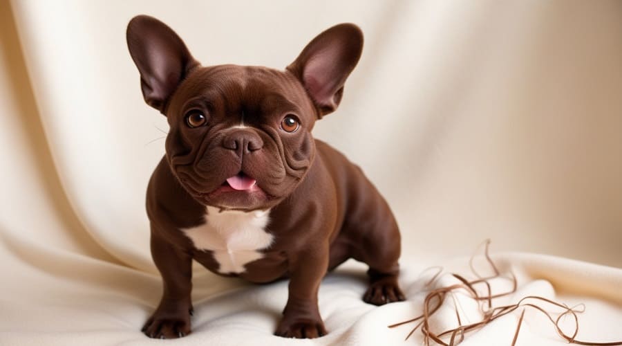 Chocolate French Bulldog